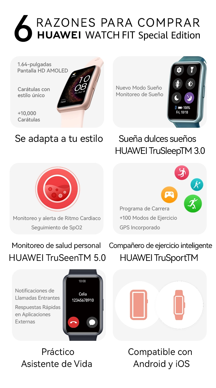 Compra HUAWEI WATCH FIT Special Edition HUAWEI MX